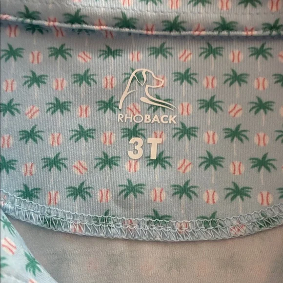 Rhoback Kids The Lil’ Spring Ball Performance Polo - Picture 3 of 4